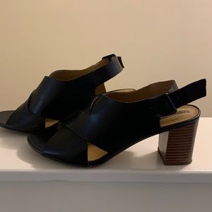 Clarks block heel sandal